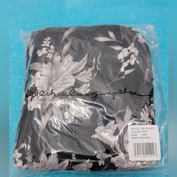 NEW In Package Spiritual Gangster Maya Floral Kimono - Picture 5 of 7
